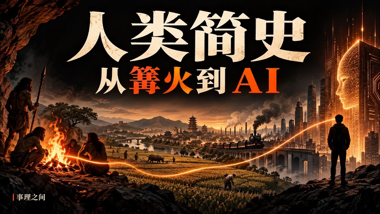 《人类简史》：从篝火到 AI，我们是怎么走到今天的？
